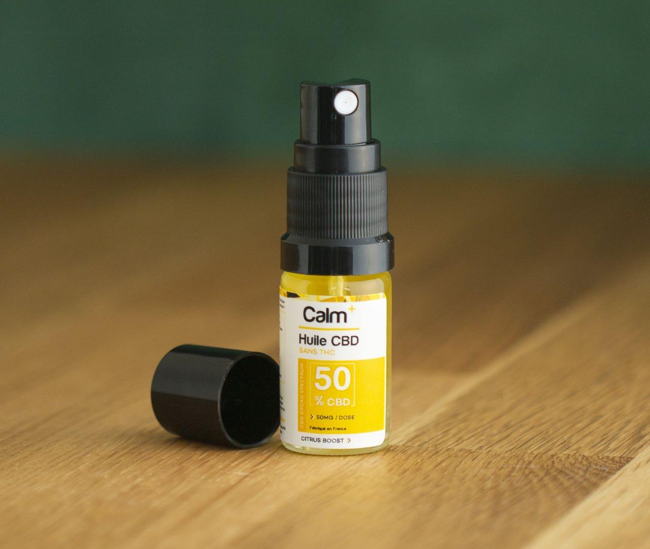 Le spray CBD 50% Calm+