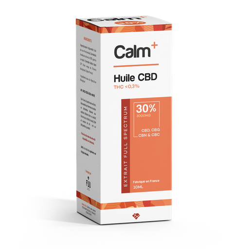 [C+HUILE3000] Calm+ | Huile CBD 30%